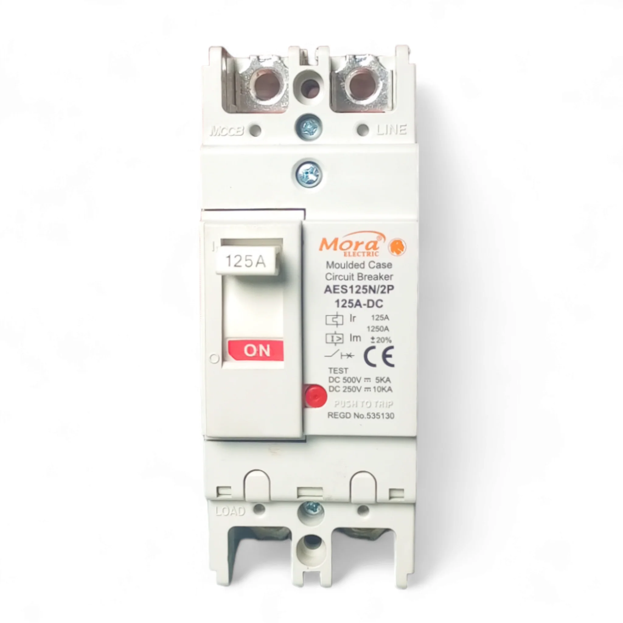 Mora 125A Breaker 2 Pole DC MCCB Breaker, Battery Breaker, Solar Panels Breaker, and Copper Points 1 Mora 125A Breaker 2 Pole DC MCCB Breaker, Battery Breaker, Solar Panels Breaker, and Copper Points
