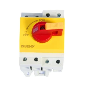1200V 32A 4P, ZJ Beny, DC Isolating switch, 4P Din Rail Solar Rotating Handle Disconnector, DC Isolator Switch, PV Isolation Switch, Indoor Use