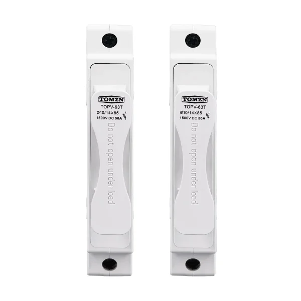 1500V Dc fuse holder / Base, DC fuse 1500V 10*85mm, Direct Current Fuse base by TOMZN For Solar PV Systems 20A ,25A, 32A