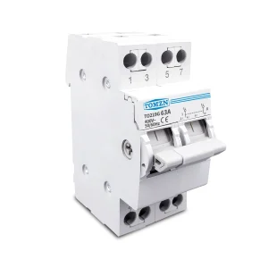 2P 63A TOMZN MTS Dual Power Manual Transfer switch, 2P 63A AC Chnage Over Breaker Type, Isolating Switch