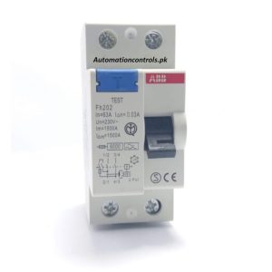 ABB ELCB Earth Leakage 2pole 63A Residual Current circuit breaker FH202