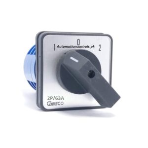 Camsco Rotary Change over Switch 63A 2pole ON/OFF/ON (1-0-2)