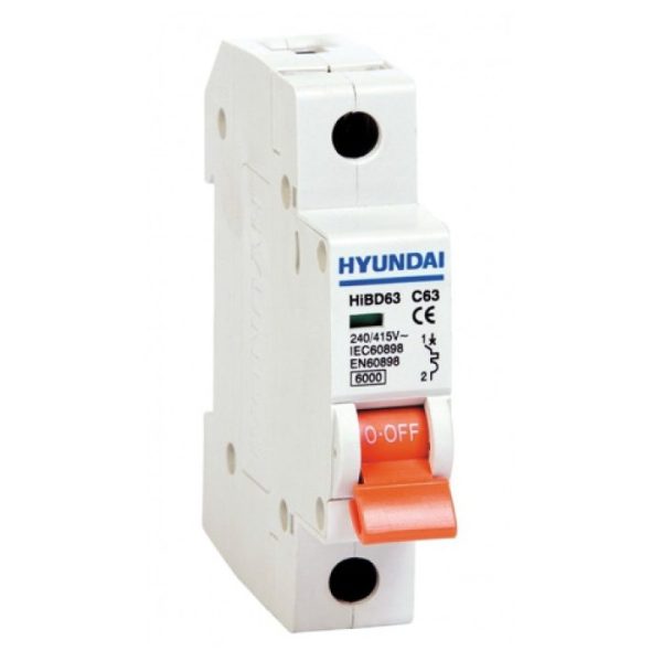 HYUNDAI Miniature Circuit Breaker 1pole (HIBD63)