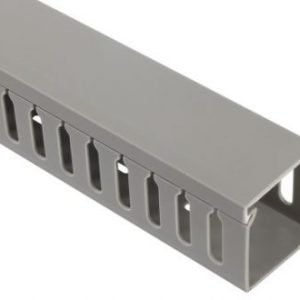 Slotted Cable Duct (40mm x 40mm) Grey