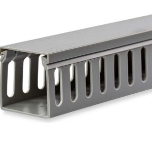 Slotted Cable Duct (60mm x 60mm) Grey